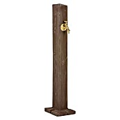 3P Technik Wasserzapfstelle Forest (Dunkelbraun, Höhe: 100 cm, Ausstattung: Wasserhahn)