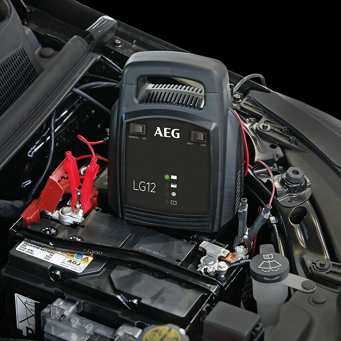 AEG Batterie-Ladegerät LG 12 (Ladestrom: 12 A, Geeignet für: Auto) | BAUHAUS