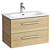 Laufen Badmöbel-Set LUA (Gesamtbreite Badmöbel: 80 cm, 2 -tlg., Eiche) | BAUHAUS
