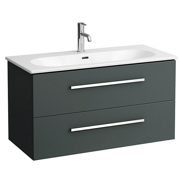 Laufen Badmöbel-Set LUA (Anthrazit, 100 cm) | BAUHAUS