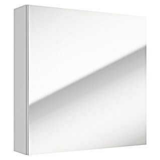 Spiegelschrank Rietti (B x H: 60 x 60 cm, Holz, Weiß)