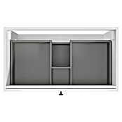 Badmöbel-Set Rietti (81 cm, Weiß, Strukturiert) | BAUHAUS