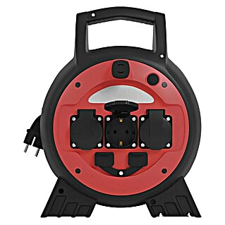 Emos Kabeltrommel mit LED-Reflektor (Kunststoff, 20 m, AT-N05V3V3-F, IP44)