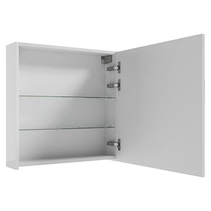 Spiegelschrank Rietti (B x H: 60 x 60 cm, Holz, Weiß) | BAUHAUS
