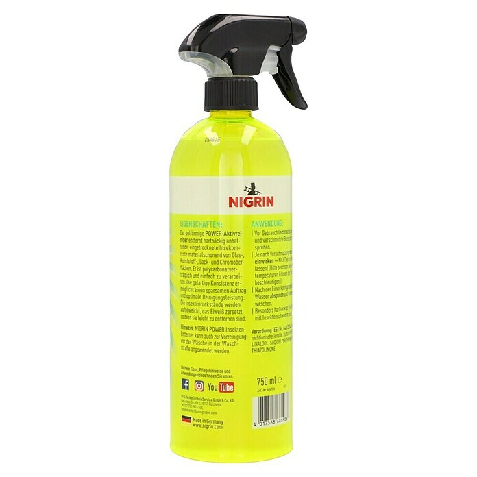 Nigrin Insektenentferner Power mit Aktiv-Formel (750 ml) | BAUHAUS