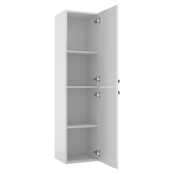 Hochschrank Rietti (B x T x H: 35 x 32 x 140 cm, Weiß, Strukturiert) | BAUHAUS