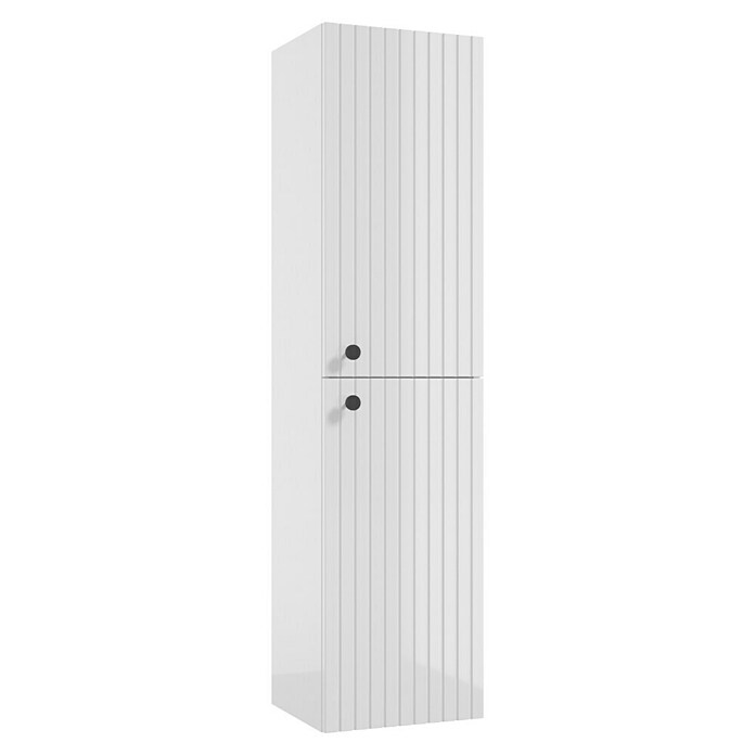 Hochschrank Rietti (B x T x H: 35 x 32 x 140 cm, Weiß, Strukturiert) | BAUHAUS