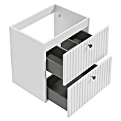 Badmöbel-Set Rietti (61 cm, Weiß, Strukturiert) | BAUHAUS