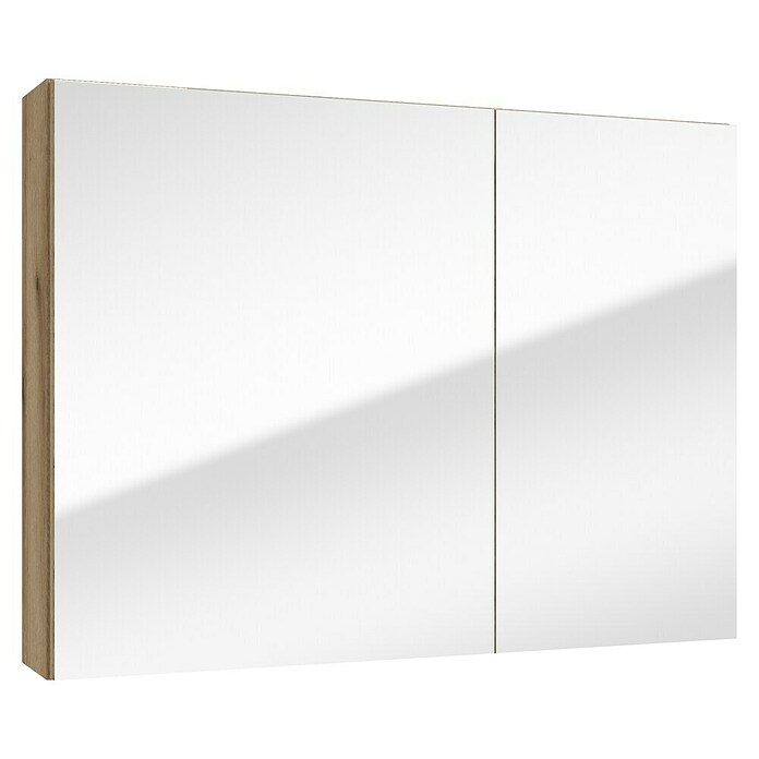Spiegelschrank Rietti (B x H: 80 x 60 cm, Holz, Eiche Evoke) | BAUHAUS