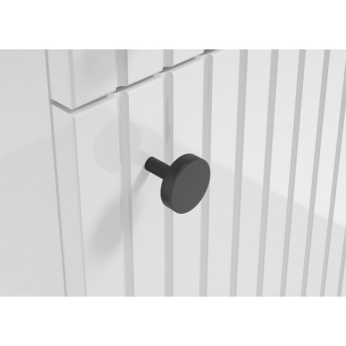 Hochschrank Rietti (B x T x H: 35 x 32 x 140 cm, Weiß, Strukturiert) | BAUHAUS