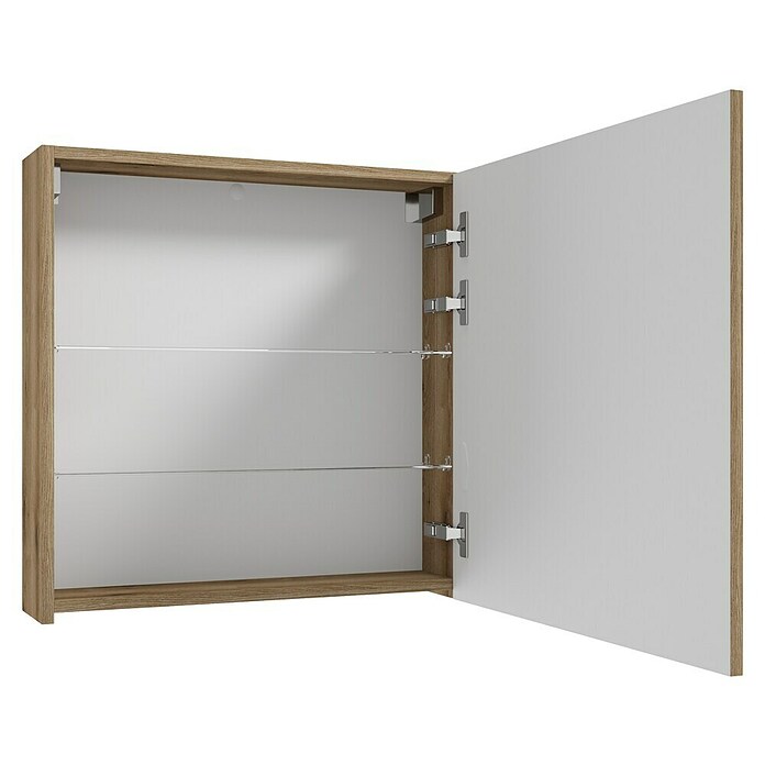 Spiegelschrank Rietti (B x H: 60 x 60 cm, Holz, Eiche Evoke) | BAUHAUS