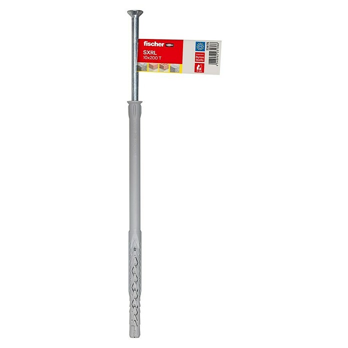 Fischer Dolgi zidni vložek SXRL  (Ø x Do: 10 x 200 mm, Jeklo, 1 kos) | 1060 - Dübel | AADD - Dübel | AAD - Kleineisenwaren | AA - Eisenwaren | A - Eisenwaren | BAUHAUS