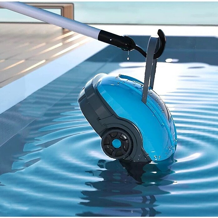 WyBot Robot de piscina Spyder (Funcionamiento con batería, Específico para: Piscinas de hasta 30 m², Potencia de filtración: 7 m³/h) | BAUHAUS