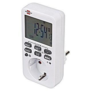 Brennenstuhl Wochen-Zeitschaltuhr Comfort Line (Weiß, Digital, 3 600 W)