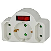 Brennenstuhl Mehrfachstecker (Weiß, Anzahl Steckdosen Euro: 2 Stk., Anzahl Steckdosen Schuko: 1 Stk.) | BAUHAUS
