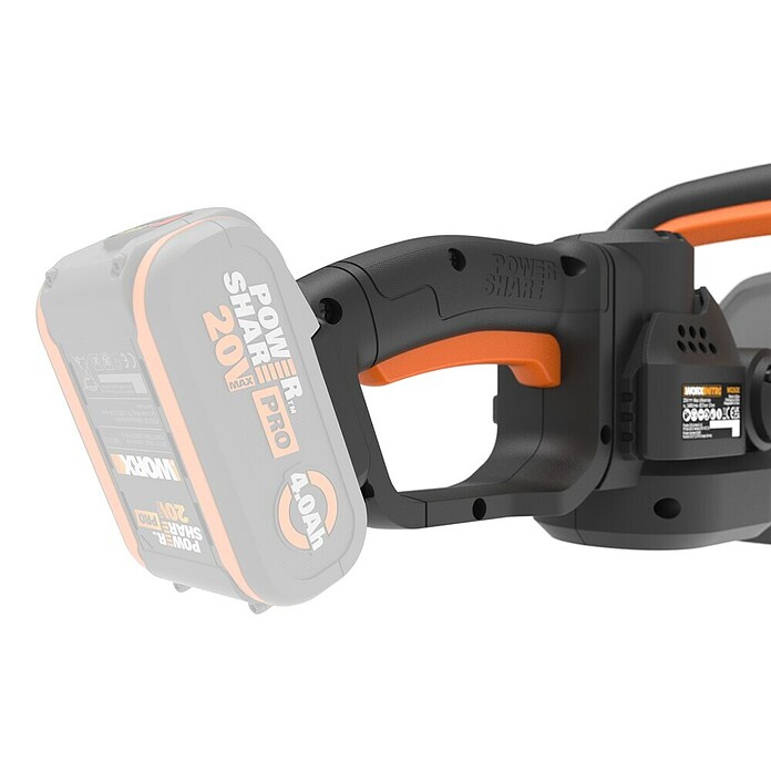 Worx PowerShare 20V Cortasetos de batería WG263E.9 (20 V, Iones de litio, Sin batería, Longitud de corte: 54 cm) | BAUHAUS