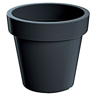 Pflanztopf LOFLY (Ø x H: 29 x 26 cm, Kunststoff, Anthrazit)