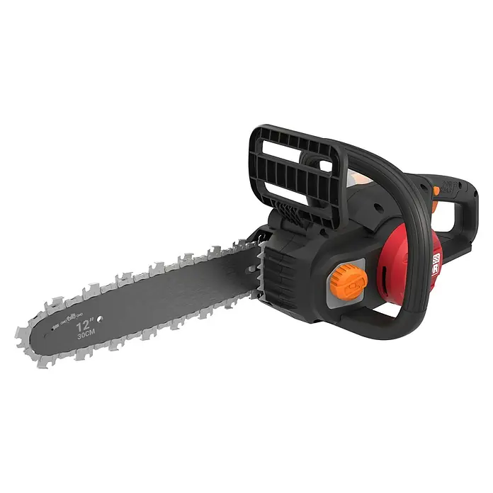 Worx PowerShare 20V Akku-Kettensäge WG350E.9 - 20 V, Li-Ionen, Ohne Akku - Eine Akku-Kettensäge mit 30 cm Schwertlänge. Ideal für Baumschnitt und Brennholz.