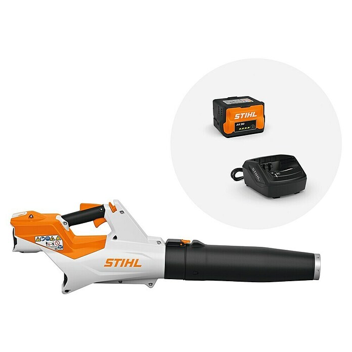 Stihl Akku-Laubbläser Set BGA60 (1 Akku, 5 Ah, Blasgeschwindigkeit: 69 m/s) | BAUHAUS
