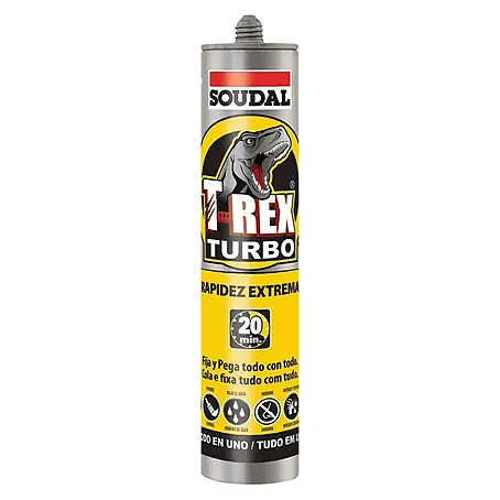Soudal  Pegamento adhesivo T-Rex Turbo