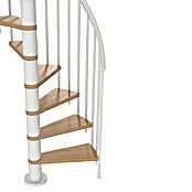 Sogem Escalera de caracol Calgary (Diámetro: 120 cm, Color peldaños: Haya, Altura de planta: 244,8 cm - 280,8 cm) | BAUHAUS