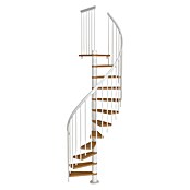 Sogem Escalera de caracol Calgary (Diámetro: 120 cm, Color peldaños: Haya, Altura de planta: 244,8 cm - 280,8 cm) | BAUHAUS