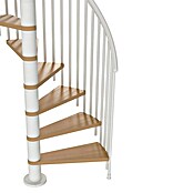 Sogem Escalera de caracol Calgary (Diámetro: 140 cm, Color peldaños: Haya, Altura de planta: 244,8 cm - 280,8 cm) | BAUHAUS