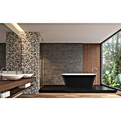 Camargue Bañera independiente Malmo (L x An: 70 x 150 cm, Negro/Blanco) | BAUHAUS