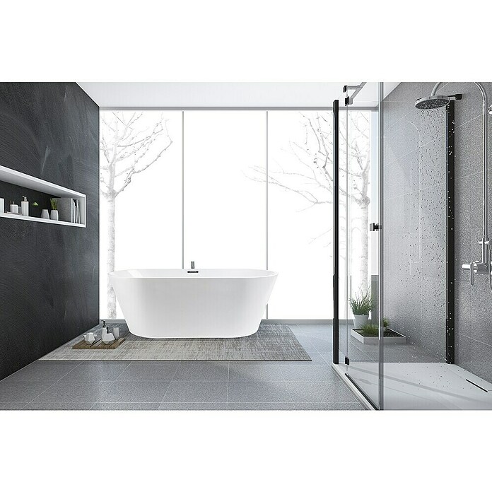 Camargue Bañera independiente Malmo (L x An: 70 x 150 cm, Blanco) | BAUHAUS