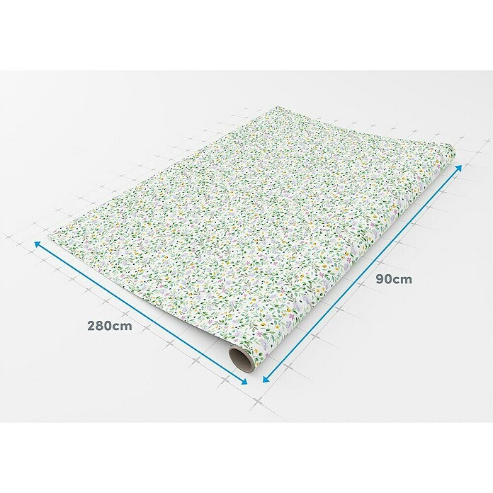 Rollo adhesivo vinílico Premium (280 x 90 cm, Lulu, Verde, Autoadhesivo) | BAUHAUS