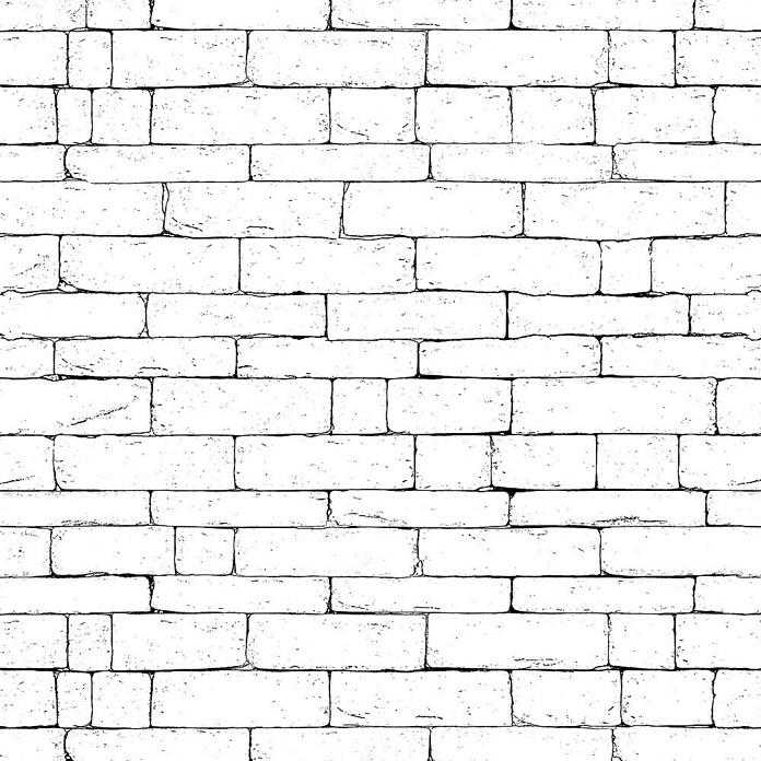 Rollo adhesivo vinílico Premium (280 x 90 cm, Outline, Blanco, Autoadhesivo) | BAUHAUS