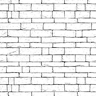 Rollo adhesivo vinílico Premium (280 x 90 cm, Outline, Blanco, Autoadhesivo)