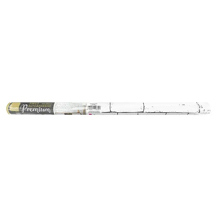 Lámina decorativa autoadhesiva vinílico Premium - 90 x 280 cm, Outline, Blanco - Imagen del producto vinilo autoadhesivo Uneafix Premium (90x280cm), ideal para muebles. Film moldeable de alta calidad para personalización.