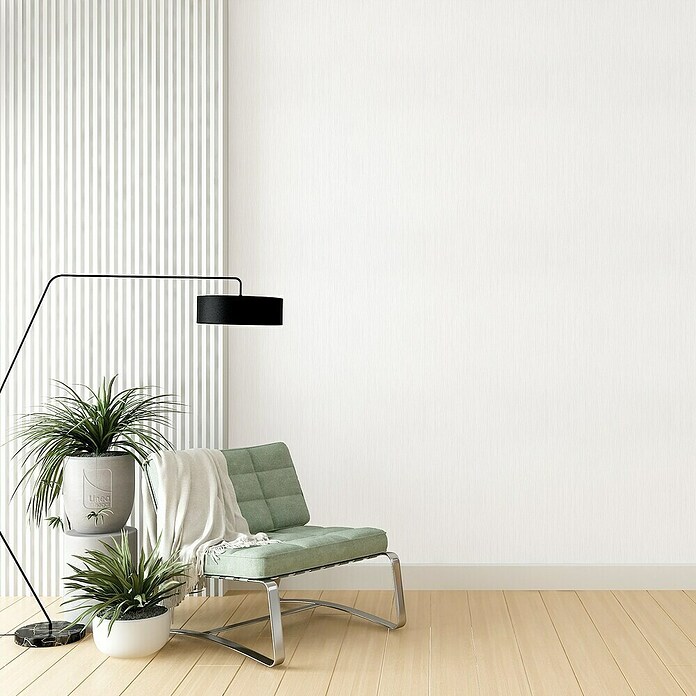 Papel pintado de vinilo autoadhesivo Sequoya (Blanco, L x An: 280 x 65 cm) | BAUHAUS