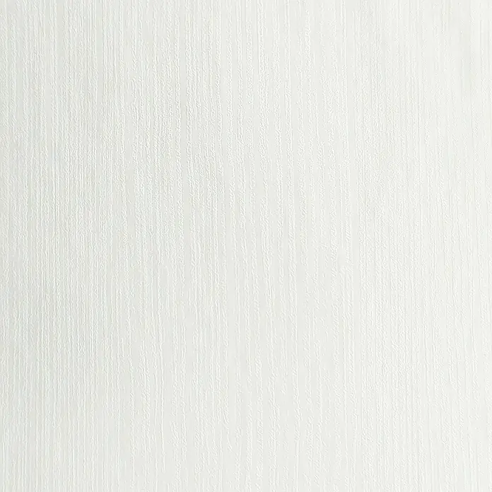 Papel pintado de vinilo autoadhesivo Sequoya - Blanco, L x An: 280 x 65 cm - Papel pintado brillante con una textura vertical fina que ofrece una elegancia sutil y una estética sencilla. Ideal para interiores tranquilos.
