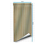 Papel pintado de vinilo autoadhesivo Listones (Marrón, L x An: 280 x 65 cm) | BAUHAUS