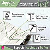 Papel pintado de vinilo autoadhesivo Madera (Blanco, L x An: 280 x 65 cm) | BAUHAUS