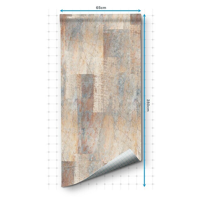 Papel pintado de vinilo autoadhesivo Atacama (Beige, L x An: 280 x 65 cm) | BAUHAUS