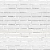 Papel pintado de vinilo autoadhesivo Ladrillo (Blanco, L x An: 280 x 65 cm) | BAUHAUS