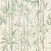 Papel pintado de vinilo autoadhesivo Bamboo (Beige/Verde, L x An: 280 x 65 cm) | BAUHAUS