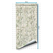Papel pintado de vinilo autoadhesivo Bamboo (Beige/Verde, L x An: 280 x 65 cm) | BAUHAUS