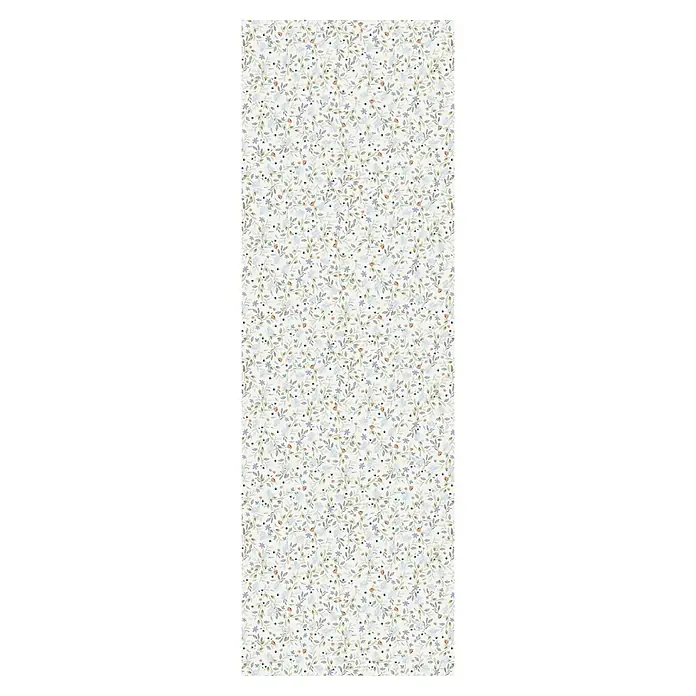 Lámina decorativa autoadhesiva vinílico Premium - 90 x 280 cm, Nastia, Multicolor - Delicado patrón de tela con pequeñas flores y hojas en colores suaves, ideal para decoraciones elegantes y proyectos creativos.