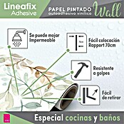 Papel pintado de vinilo autoadhesivo Hojas (Verde, L x An: 280 x 65 cm) | BAUHAUS
