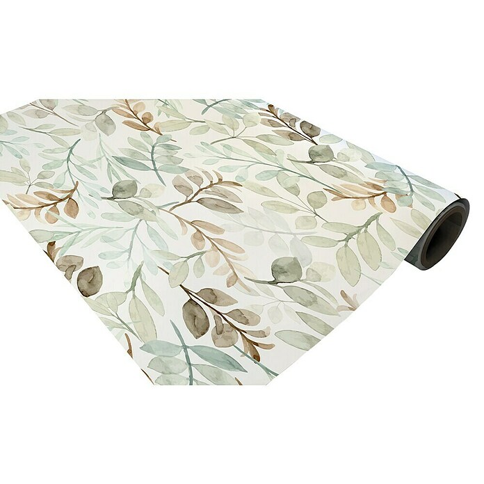 Papel pintado de vinilo autoadhesivo Hojas (Verde, L x An: 280 x 65 cm) | BAUHAUS