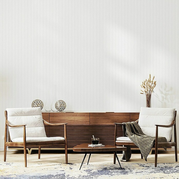 Rollo adhesivo vinílico Premium (280 x 90 cm, Calma, Blanco, Autoadhesivo) | BAUHAUS