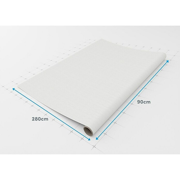 Rollo adhesivo vinílico Premium (280 x 90 cm, Espiga, Gris, Autoadhesivo) | BAUHAUS