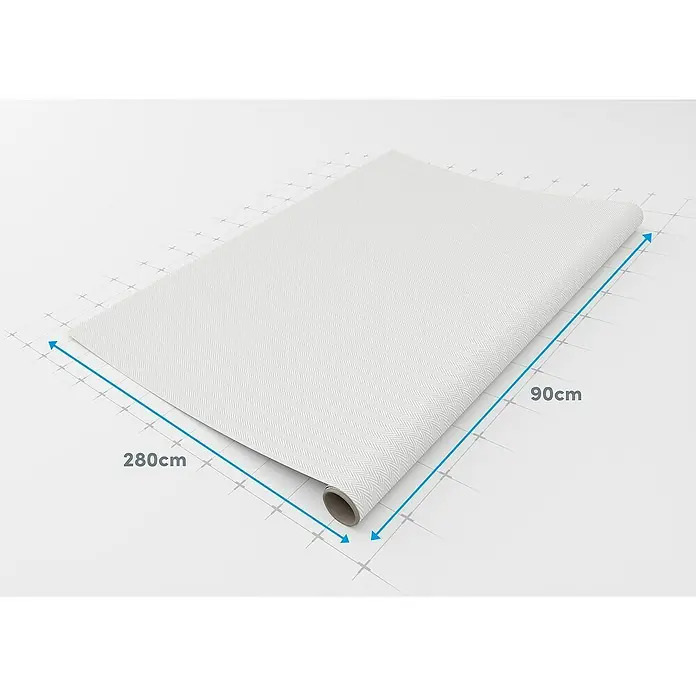 Lámina decorativa autoadhesiva vinílico Premium - 90 x 280 cm, Espiga, Gris - Una hoja de papel estampada enrollada con dimensiones de 90cm y 280cm, ideal para manualidades y decoraciones.