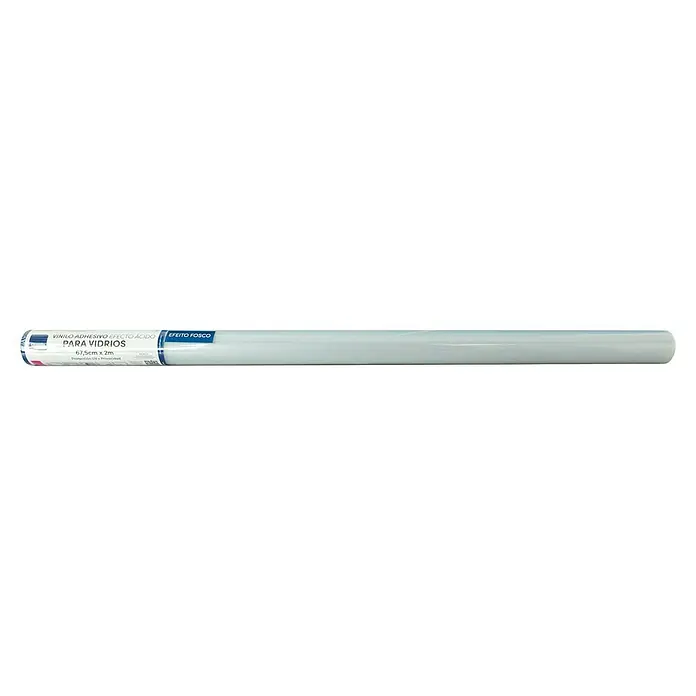 Lámina para ventana de vinilo Cosmos - 67,5 cm x 2 m, Transparente - Un rollo de vinilo adhesivo efecto ácido para vidrios, de 67,5cm x 2m, para protección UV y privacidad. Ideal para hogar y oficina.