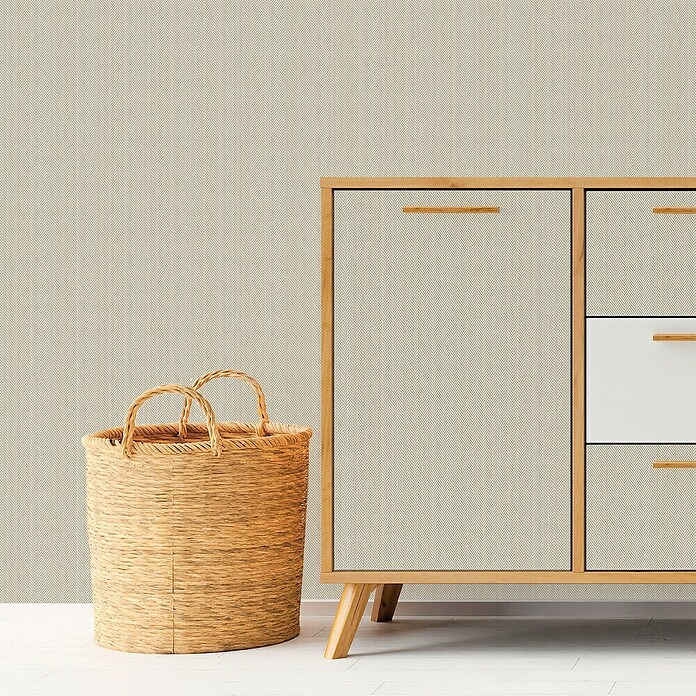 Rollo adhesivo vinílico Premium (280 x 90 cm, Espiga, Beige, Autoadhesivo) | BAUHAUS