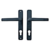 Garnitura kljuke za vrata  (Kovina, L oblika, Standardna razdalja: 92 mm) | 4778 - Haustürbeschläge | GBDI - Haustüren | GBD - Bauelemente | GB - Bauelemente | G - Holz/Bauelem | BAUHAUS